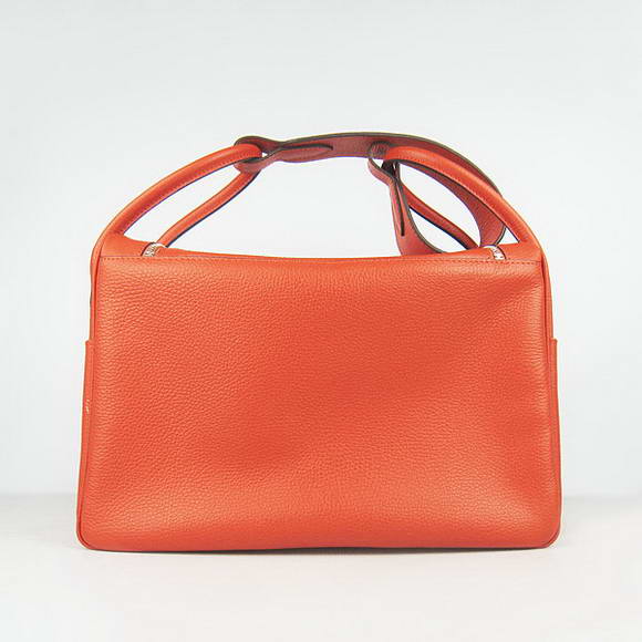 High Quality Replica Hermes Lindy 26CM Shoulder Bag Orange - Click Image to Close